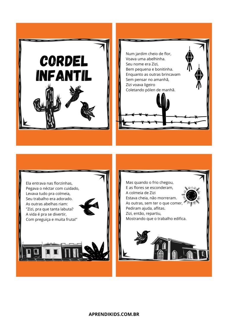 Cordel Infantil para imprimir: 19 Modelos gratuitos – Aprendi Kids